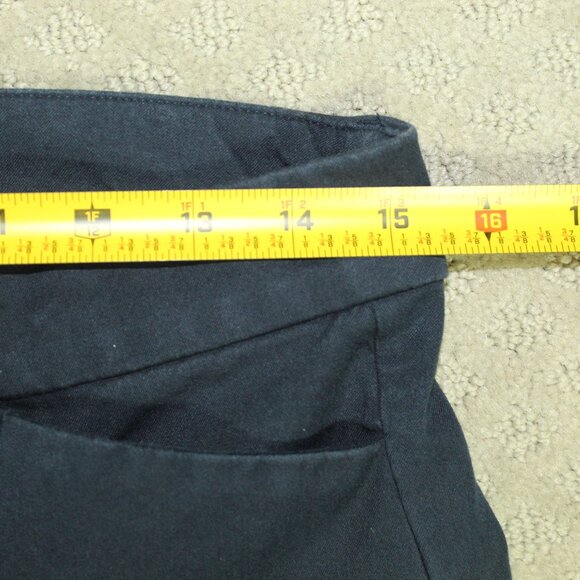 Old Navy High-Rise Pixie Secret Smooth Pockets Women's 10 Navy Blue Ankle Pants - Picture 7 of 7